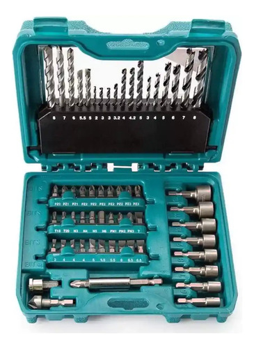 Set De Accesorios Para Taladro 60 Pc P-90358 Makita