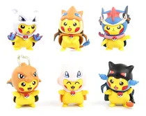 Comprar Set De 6 Figuras De Acción De Pokémon Pikachu 7cm