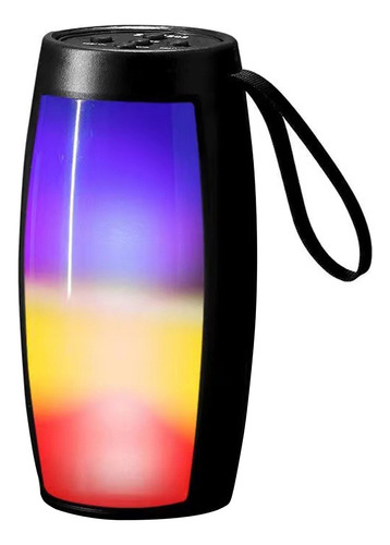 Enchufe Portátil De Altavoz Pequeño Bluetooth Luminoso Color