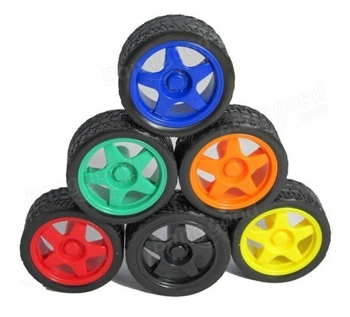 Rueda Para Robótica Y Prototipos Con 65 Mm De Diámetro