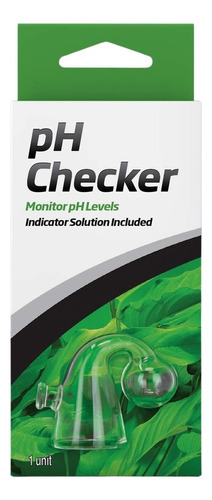 Ph Checker Seachem C/reactivo Y Ventosa Acuario Pecera Co2