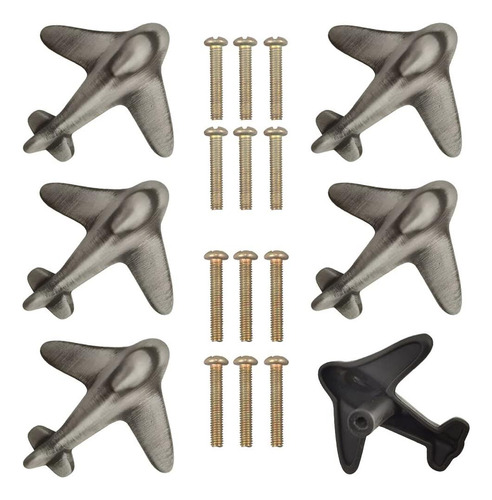 Llhdkf 6 Pack Aviones Pandillas Manija De La Puerta Manyet G