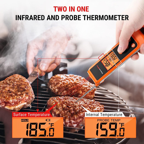 Termometro Cocina 2 En 1 Thermopro Tp420 Sonda / Infrarrojo
