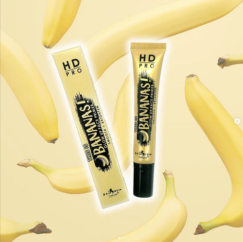 Primer Facial This Is Bananas Hd Pro Italia Deluxe Glow Up Face Primer Hidratante Dorado
