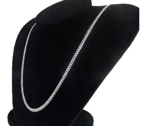 Corrente Masc Italiana Grumet Prata 925 70 Cm 4mm + Pulseira