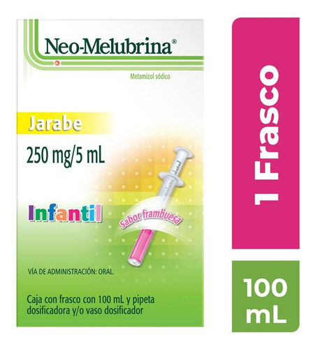 Neo-melubrina Jarabe Infantil 250 Mg/5 Ml Frasco Con 100 Ml