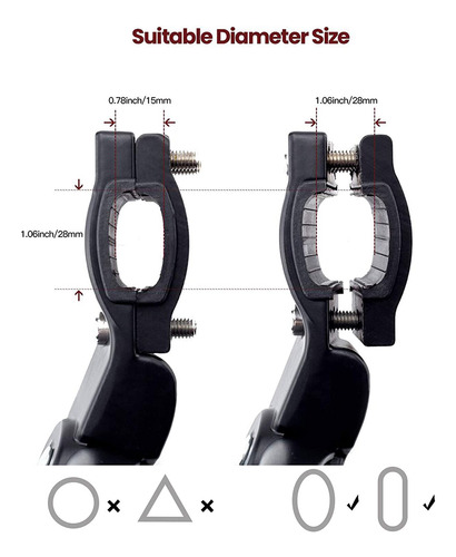 Soporte Ajustable De Aluminio Para Bicicleta De 22 A 27 Bici