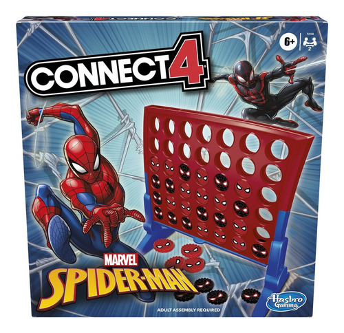 Juego De Mesa Connect 4 Game  Spiderman Edition, Con Fr80jm
