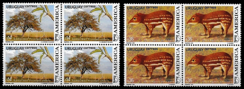 América Upaep - Flora - Fauna - Uruguay 2003 - Cuadros Mint