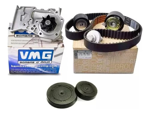 Kit Distribucion Sandero 1.6 16v K4m Original Con Bomba Vmg