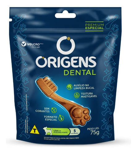 Petiscos Para Cães Pequeno Porte Dental  75g Origens 