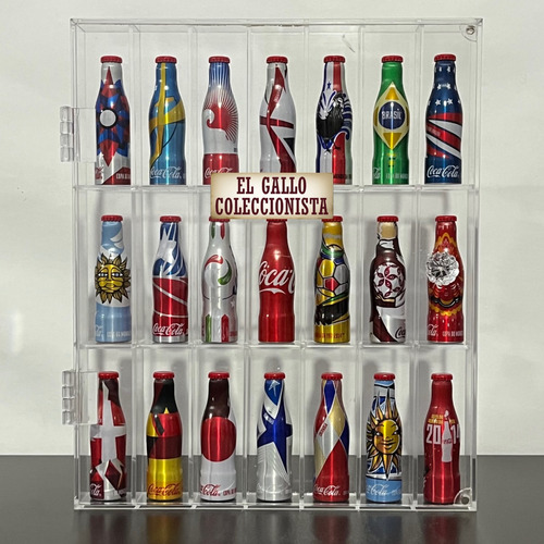 Set 21 Coca Cola Mini Botellitas World Cup Brasil 2014