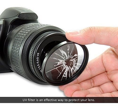 58 Mm Filtro Protector Uv Revestimiento Multiple Para Hn