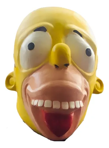 Máscara De Látex De Homero Simpson Para Adulto