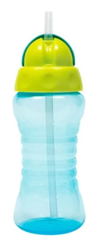 Garrafinha Buba Fresh 300ml Com Canudo Silicone Bpa Free