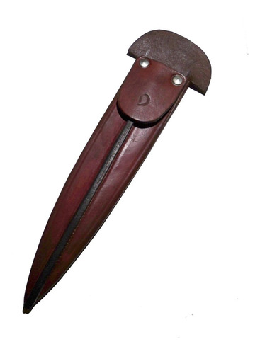 Custom Cuero vaina de cuchillo 7" X 2 1/4" grande con apertura de 1 7/8" B1-D 