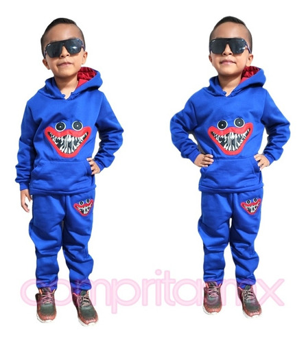 Conjunto Pants Sudadera Huggy Wuggy Play Time Vídeo Juego Bd