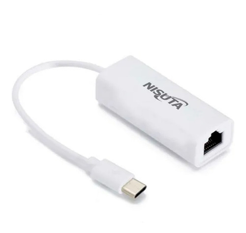 Conversor Usb C A Red 10/100mbps Win Mac Linux Nisuta