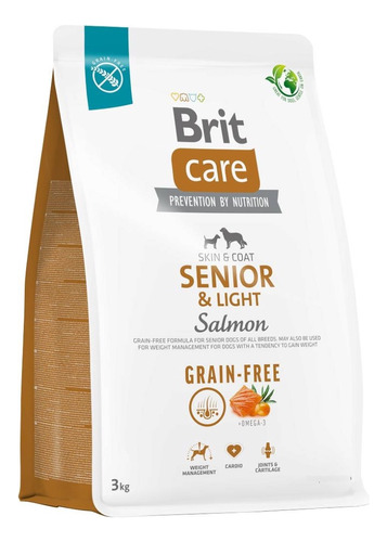 Brit Care Dog Grainfree Senior & Light Salmon 3kg