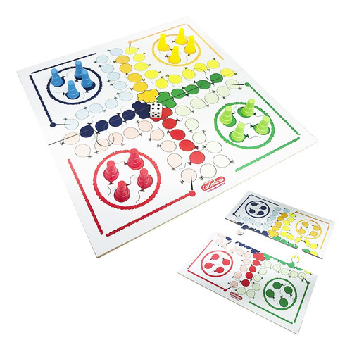 Jogo Ludo Educativo De Tabuleiro De Madeira Infantil 2435