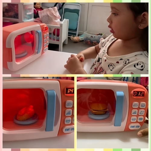 .. Set De Juguetes De Cocina Para Microondas De Simulación