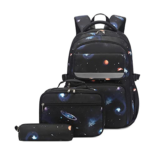 Mildame Galaxy Backpack Para Niños Con Juego De Caja Xyn4z