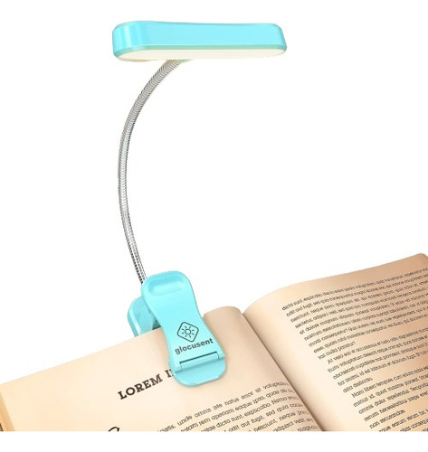  Lampara De Libro Recargable Usb 3 Colores 5 Brillos Azul