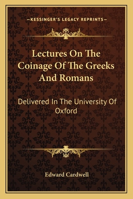 Libro Lectures On The Coinage Of The Greeks And Romans: D...