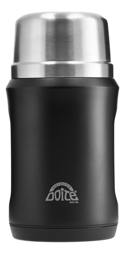 Termo De Comida Negro 600ml Doite