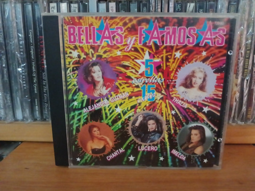 Bellas Y Famosas 5 Estrellas 15 Exitos Thalia, Lucero Cd Pop