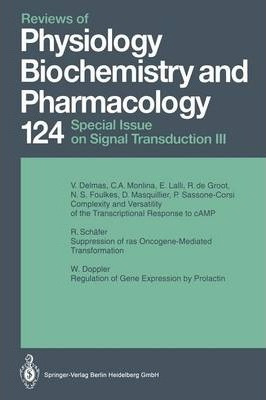 Libro Reviews Of Physiology Biochemistry And Pharmacology...