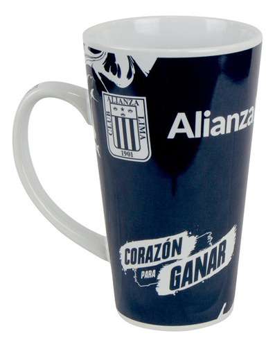 Taza Latte Club Alianza Lima 360 Ml Con Caja