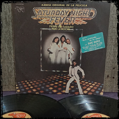 Saturday Night Fever Soundtrack 1978 Vinilo 2 Lp