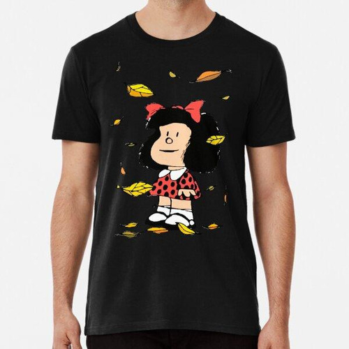 Remera Mafalda Hojas De Otoño Quino Comic Argentino Algodon 