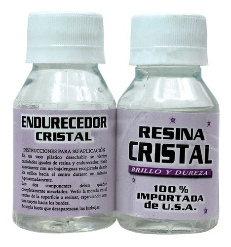 Resina Cristal Epóxica Extraresistente  4 Onz  - 120 Ml