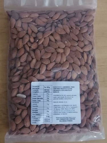 Imagen 4 de 4 de Almendra Entera Código 1090 (1 Kilo)
