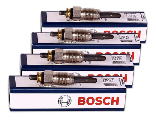 4 Bujias Bosch Calentadoras Vw Polo Caddy 1.9 Diesel