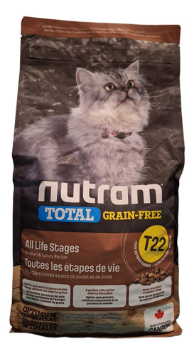 Alimento Para Gatos - Nutram T22 All Life Stages -pollo&pavo