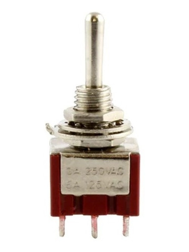 Chave Mini Switch Allparts Ep-4181-010 2 Posição On On Prata