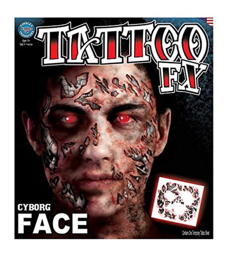 Tatuaje Temporal Fx Cara Kit