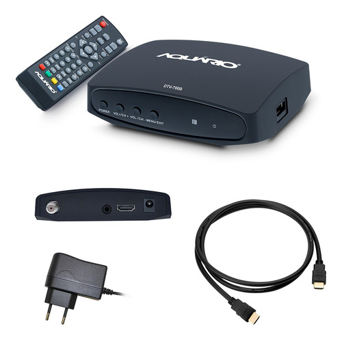 Imagem 3 de 3 de Conversor Digital Para Tv Aquário Full Hd Com Cabo Hdmi