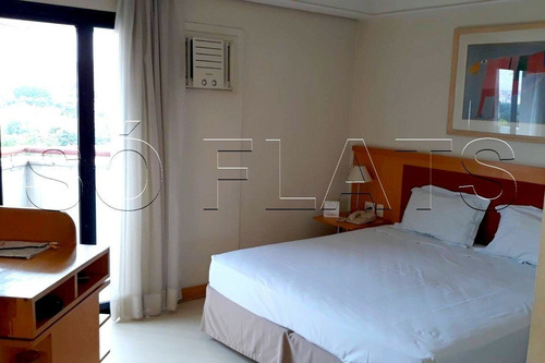 Imagem 5 de 15 de Flat Tsue Bienal 30m² 1 Dormitório 1 Vaga Para Locação Na Vila Mariana. - Sf36343