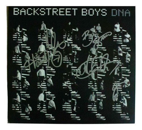 Disco Vinyl Firmado Por Backstreet Boys Álbum  Dna 