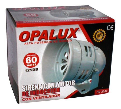 Sirena De Viento Con Motor 220 Vac - Opalux  Se-2002 