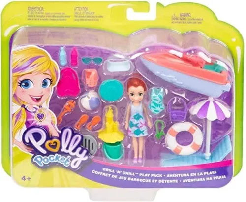Polly Pocket D a De Modas En La Playa Bhj62 Juguete Ni a