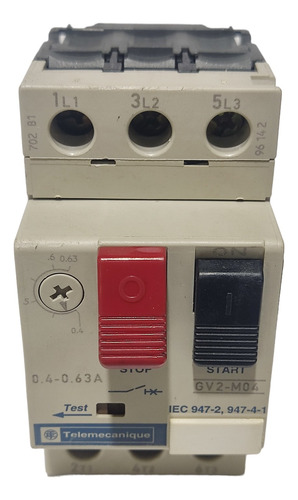 Disjuntor Motor Gv2-m04 - 0,4/0,63a