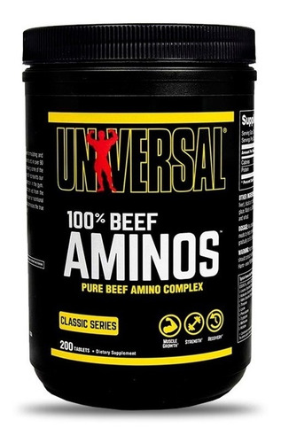 Beef Aminos  200 Tabs - Universal