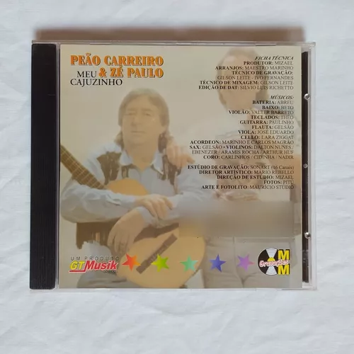 Cd Peão Carreiro E Zé Paulo Meu Cajuzinho (jbn)