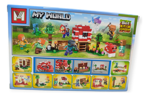 Bloques Para Armar Minecraf My World Setx8 334 Minecraf