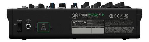 Consola Mackie Profx10v3plus Bt 10 Canales Efectos Nueva Env